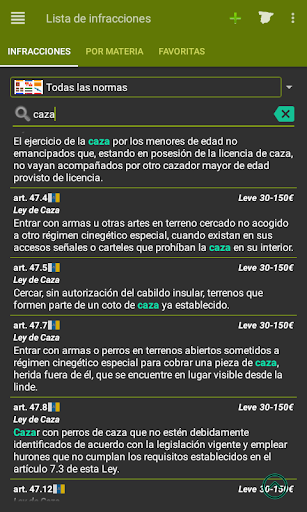Android application Codificado Medioambiental de I screenshort