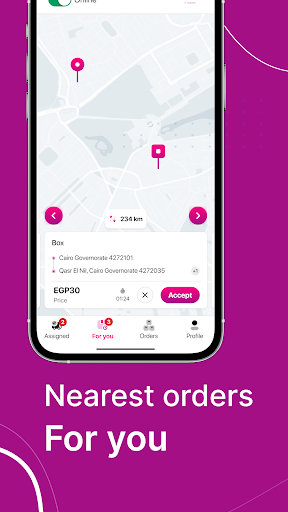Android application Sprint Logistics Driver screenshort
