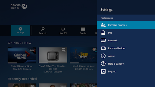 Beam TV+ Screenshot