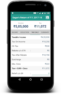 Income Tax Calculator APK 2.7 free on android 5