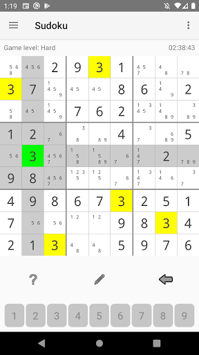 Sudoku classic Screen 2