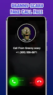 Scary Granny Fake Call Simul
