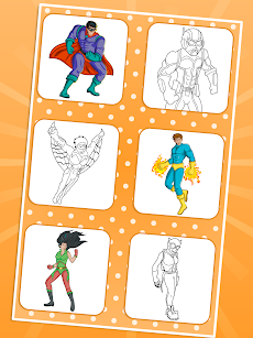 Superhero Coloring Pagesのおすすめ画像2