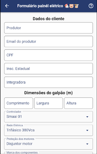 Android application Painel Elétrico InoBram screenshort