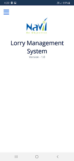 Lorry Management System Screen 2