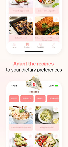 Screenshot of Pregnancy Diet: Food & Recipes