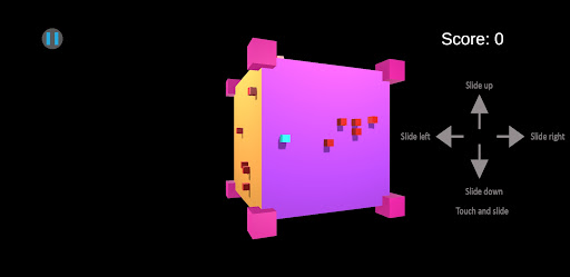 Android application Snake 3D X HOLOFIL screenshort