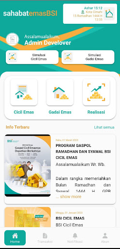Sahabat Emas BSI Screen 2