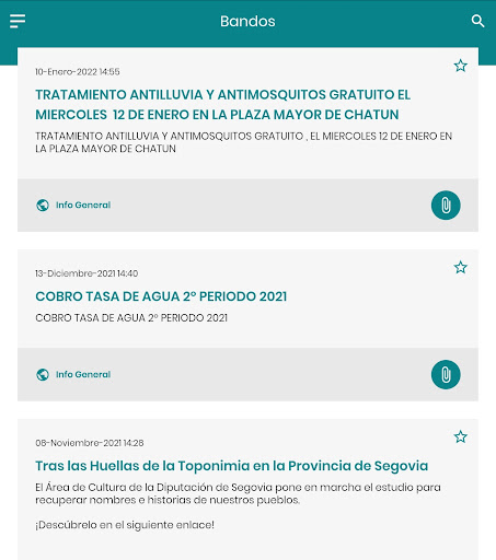 Chatún Informa Screen 2