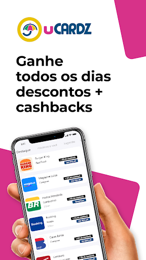Android application uCardz screenshort