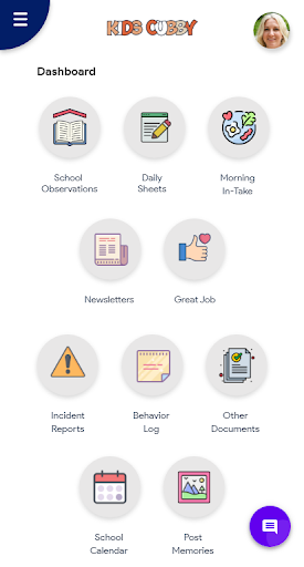Android application Kidztrac Parent screenshort