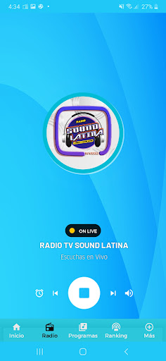 Radio Tv Sound Latina Screen 3