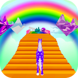 Unicorn Fantasy Run 3D icon