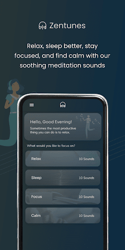 Android application ZenTunes - Meditation Music screenshort