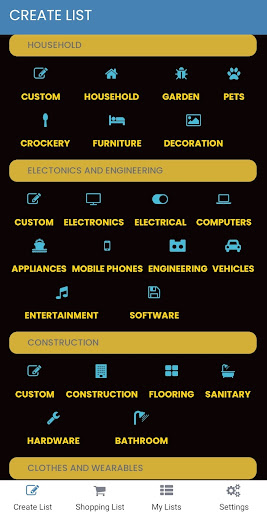 FSSL Shopping List Gold Ed. Screenshot 4 - AppWisp.com