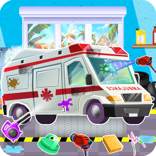 Services Trucks Auto Wash Game