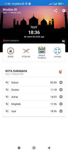 Muslim ID - Al-Quran & Sholat Screen 2