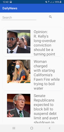 Daily News: news app Screen 2