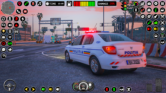 Police Car Chase-Cop Simulator Unknown