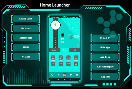Home Launcher 2021 - App lock, Hide App 17.0 APK screenshots 2