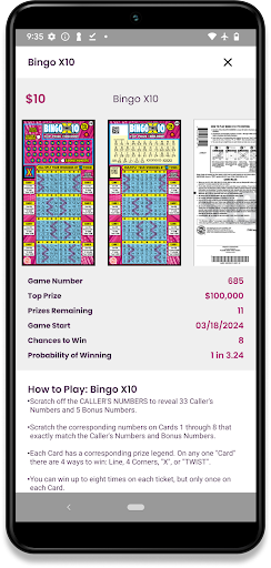 Android application Maryland Lottery Official App screenshort