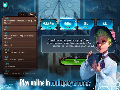 Снимак екрана игре Мистериум: А Псицхиц Цлуе