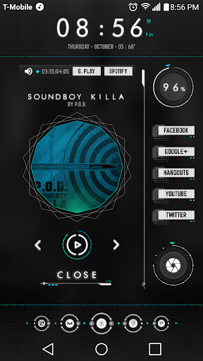 CMX - Hexadrone  · KLWP Theme