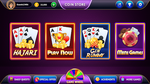 Hazari Rummy Screen 2