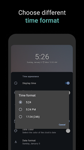 Screenshot of Digital Clock Widget