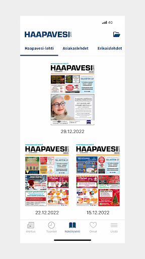 Haapavesi-lehti Screen 3