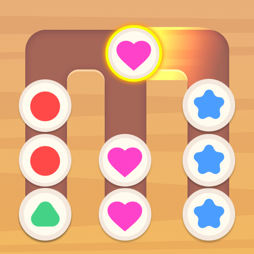 Color Shape Sort Puzzle Logo
