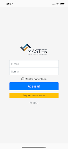 Android application Master Gestão Contábil screenshort