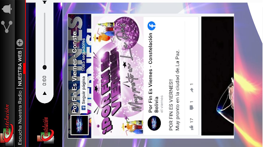 Android application RADIO CONSTELACIÓN BOLIVIA screenshort