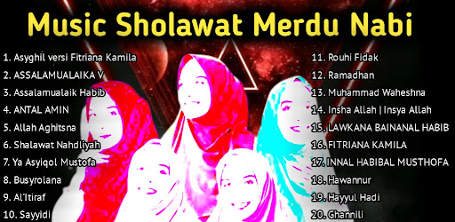 Android application Music Sholawat Merdu Nabi screenshort
