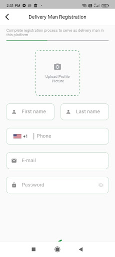 Android application Lifelinekart Delivery screenshort