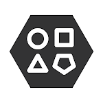 Cover Image of Download Hexagon Dark - Icon Pack 6.4 APK