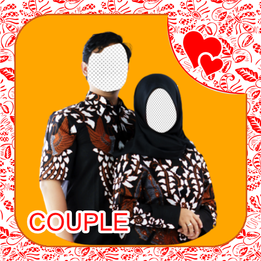 Beauty Hijab Couple Batik Mode