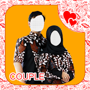 Beauty Hijab Couple Batik Modern