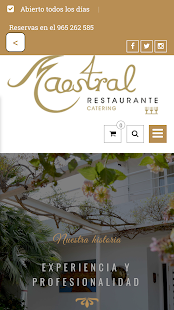 Imagen 1 Restaurante Maestral - Restaurante Alicante