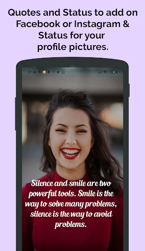 Screenshot of All Status Messages & Quotes
