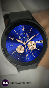 Blue Glossy Watch