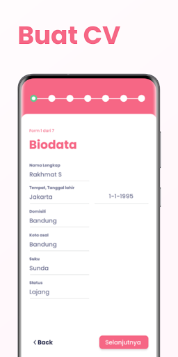 Android application TaSyari - Taaruf Syari screenshort