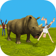 Rhino Simulator 3D app icon