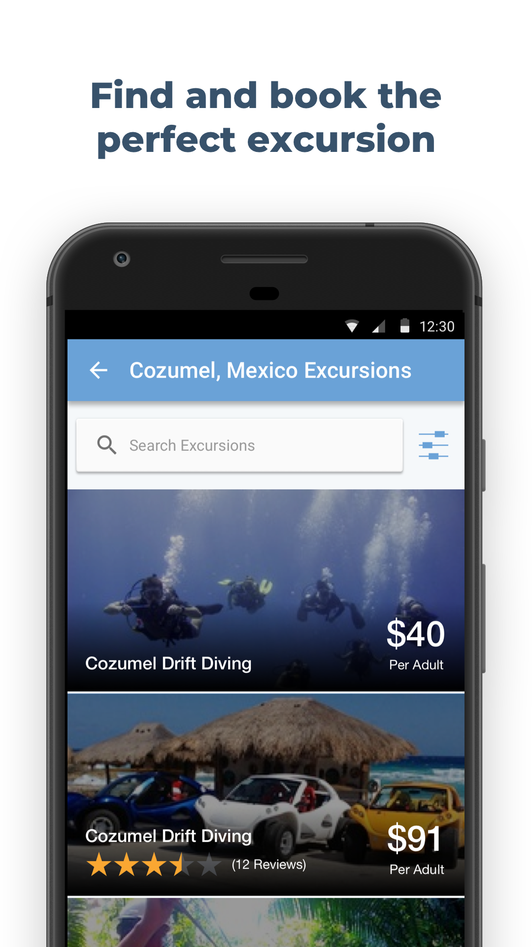 Android application Cruise Shipmate & Excursions screenshort