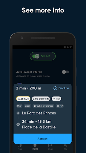 Bliq Driver - Earn more money Screen 2