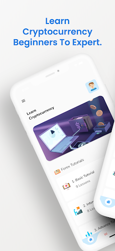 Android application Learn Cryptocurrency - Bitcoin screenshort