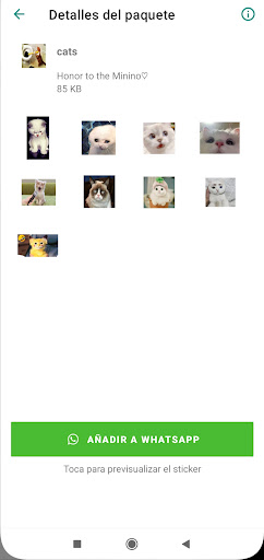 Stickers  gatos - perritos etc