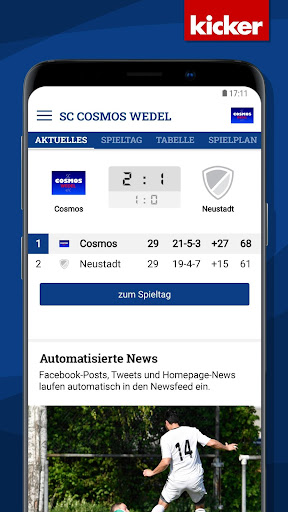 SC Cosmos Wedel Screen 3