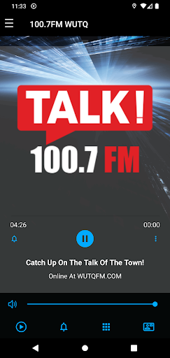 Android application Talk 100.7FM screenshort
