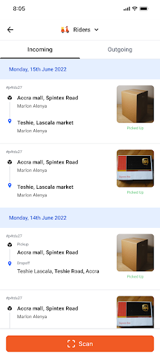 Android application Swoove Hub screenshort